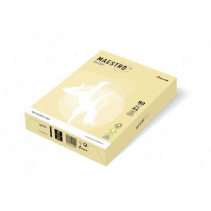 Papier ksero A4/250/160g Mondi Maestro żółty jasny